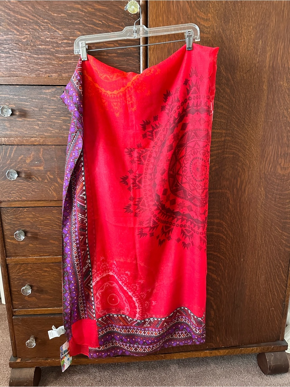 Beautiful Large New With Tag Desigual Foulard Headscarf/Wrap